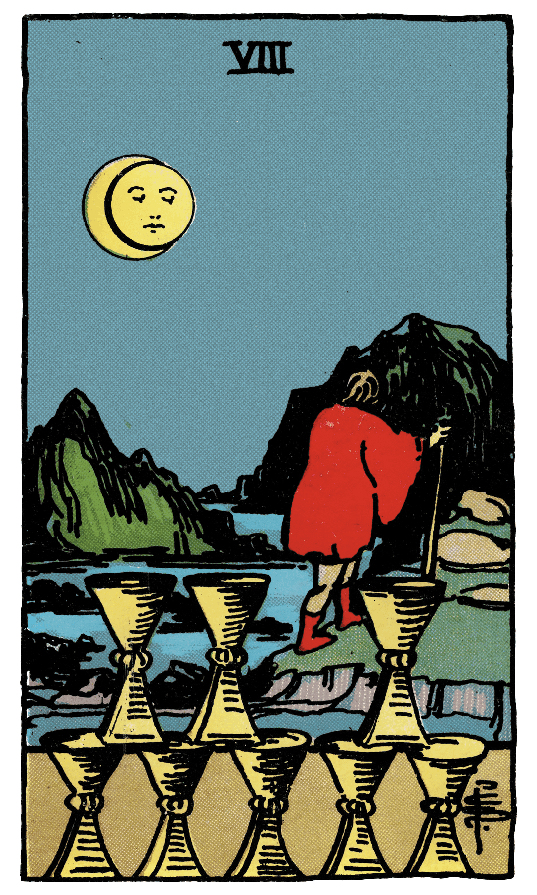 Eight of Cups tarot card