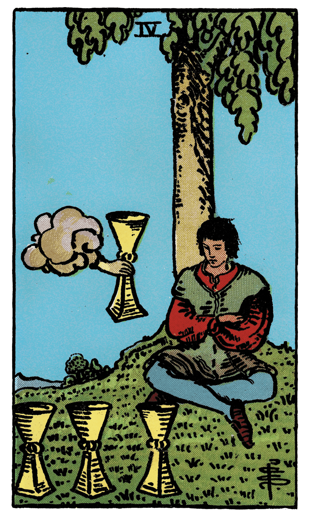 Four of Cups tarot card