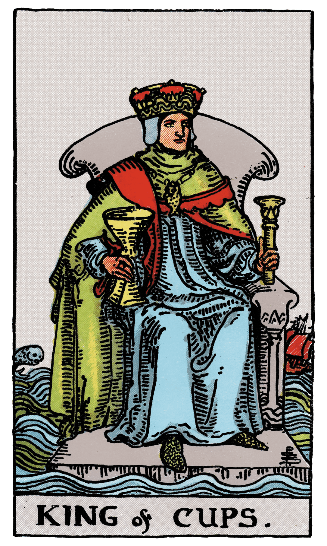 King of Cups tarot card