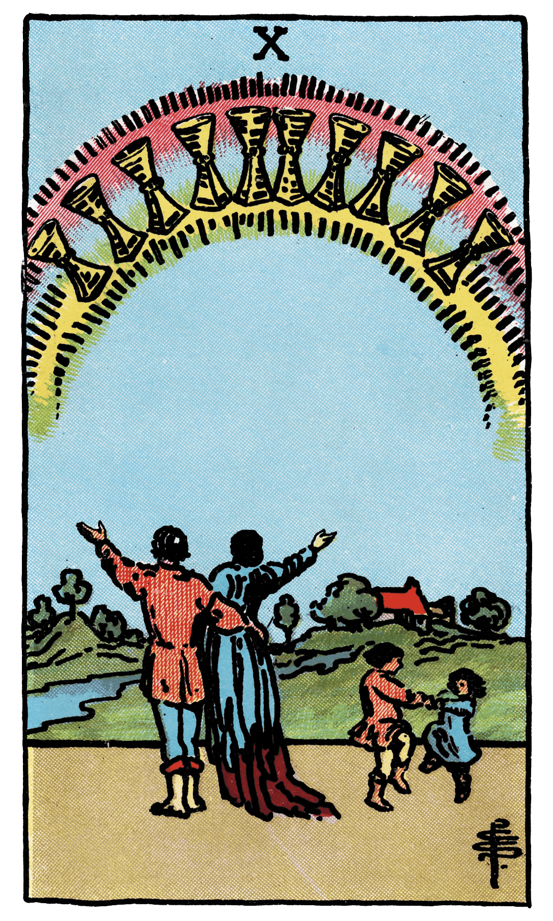 Ten of Cups tarot card