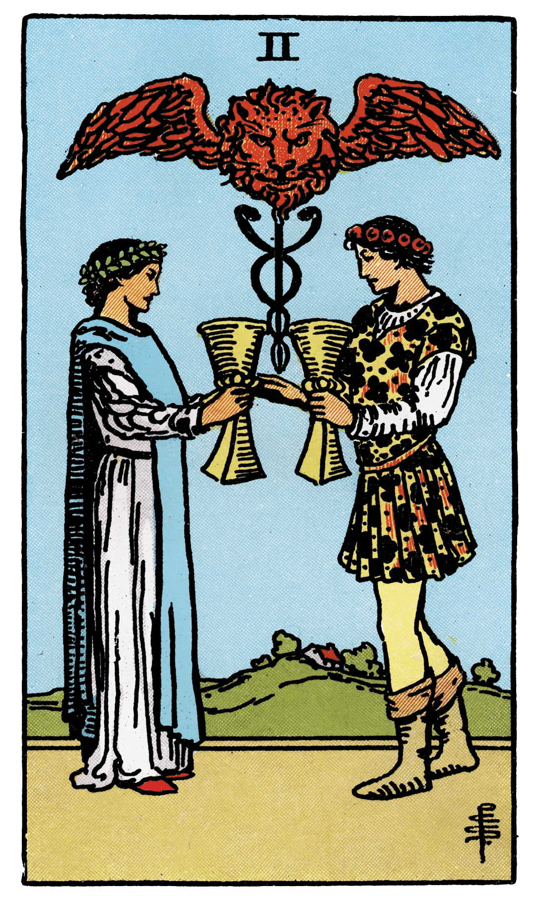 Two of Cups tarot card