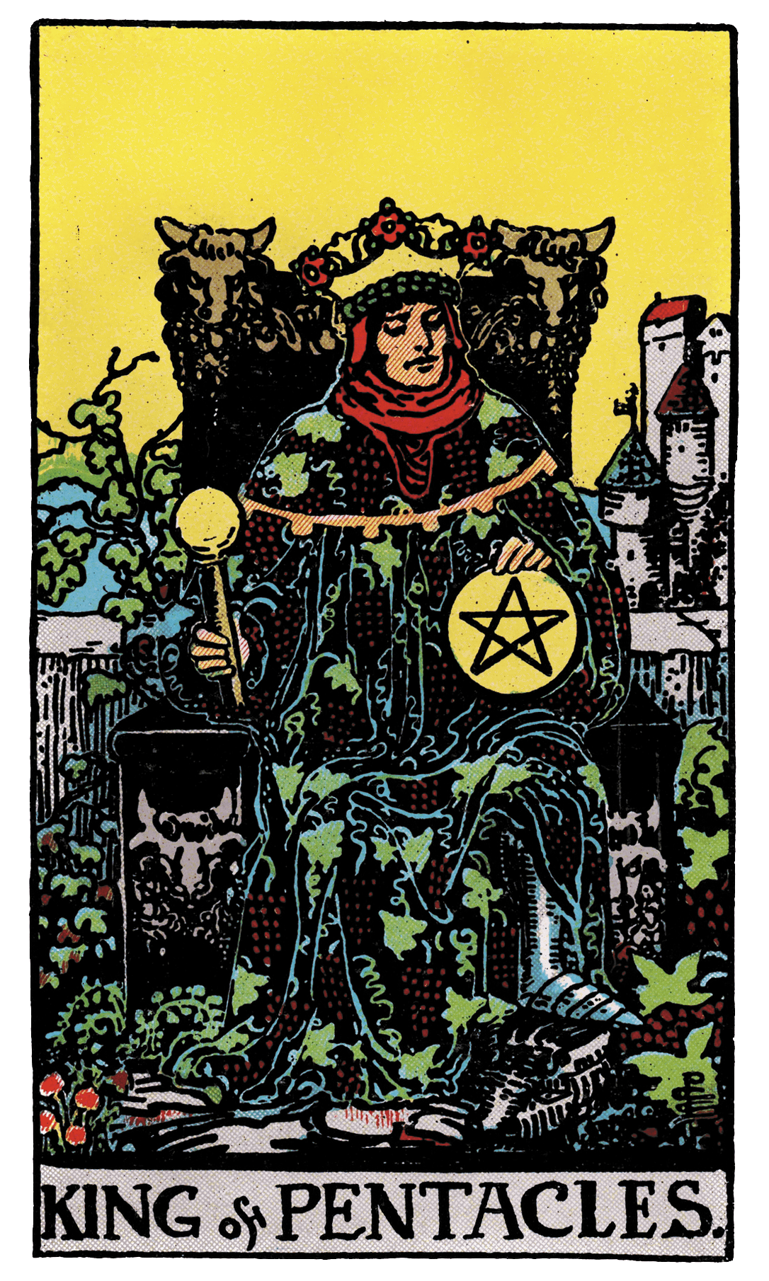King of Pentacles tarot card