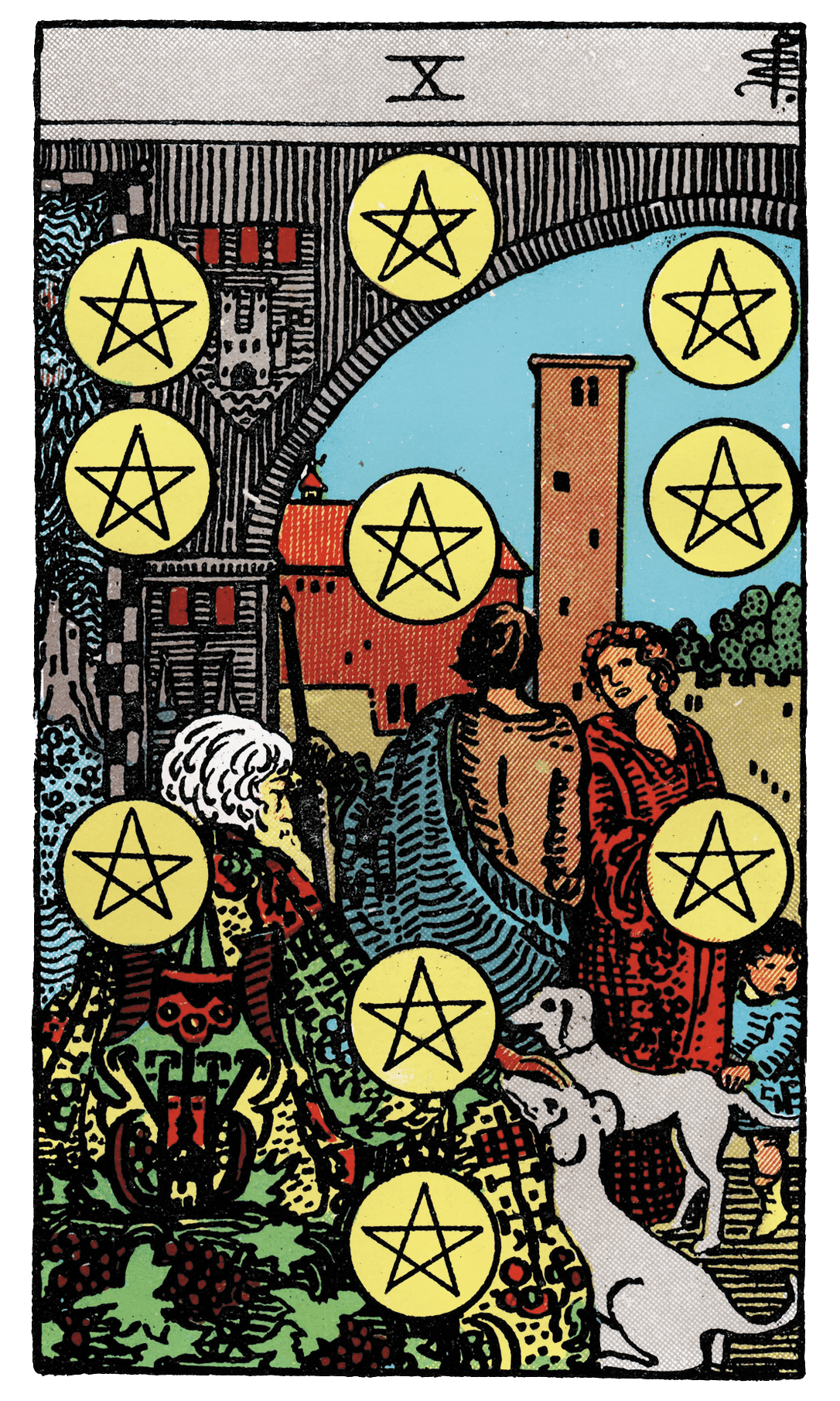 Ten of Pentacles tarot card