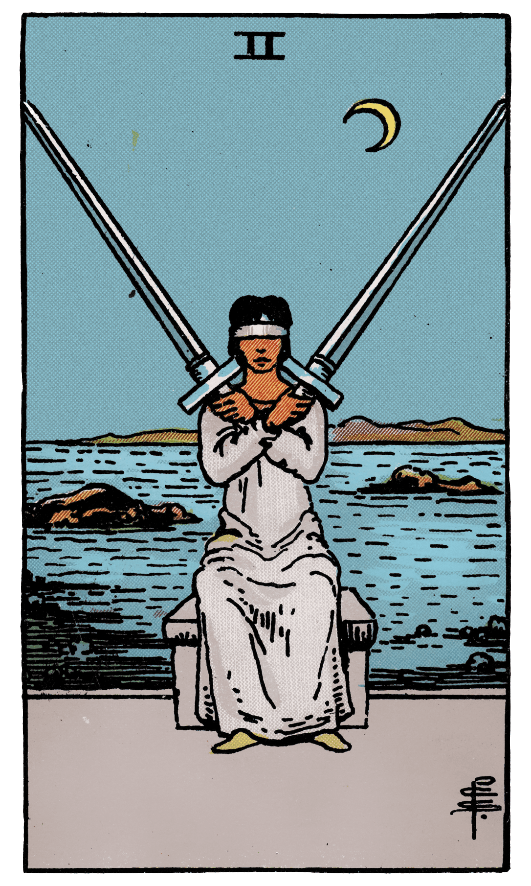 Two of Swords tarot card