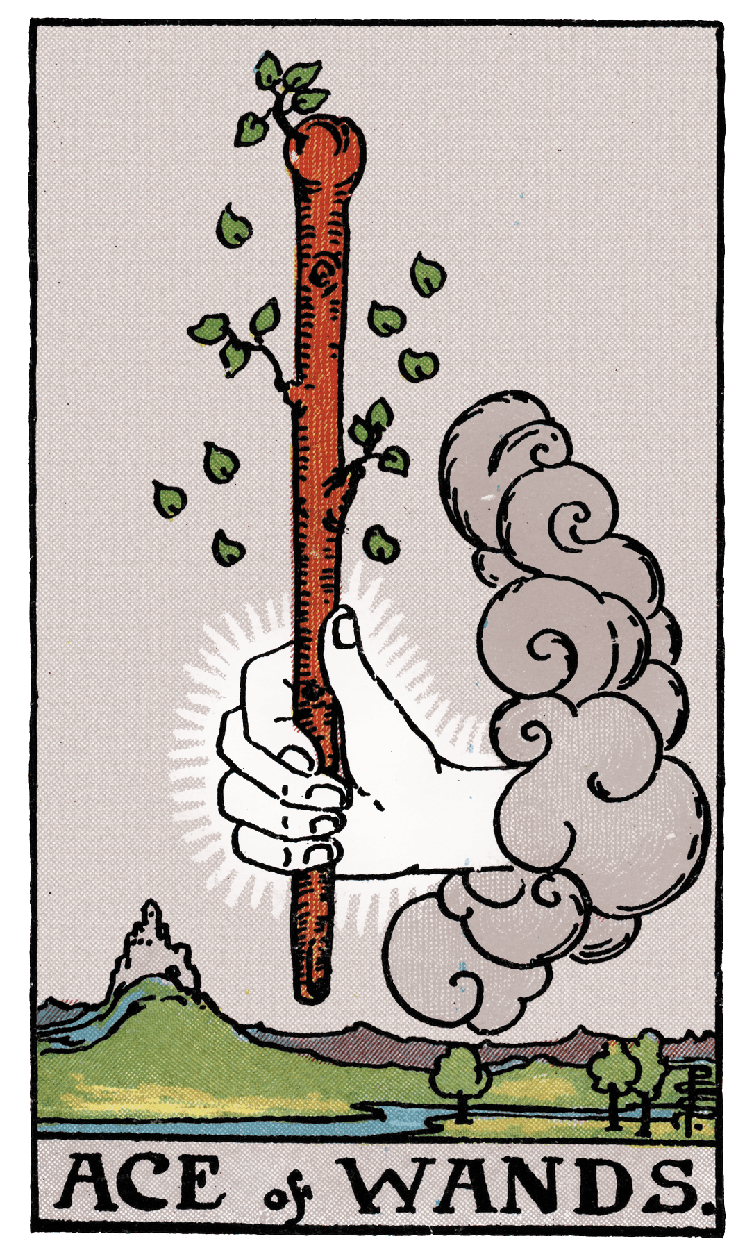 Ace of Wands tarot card