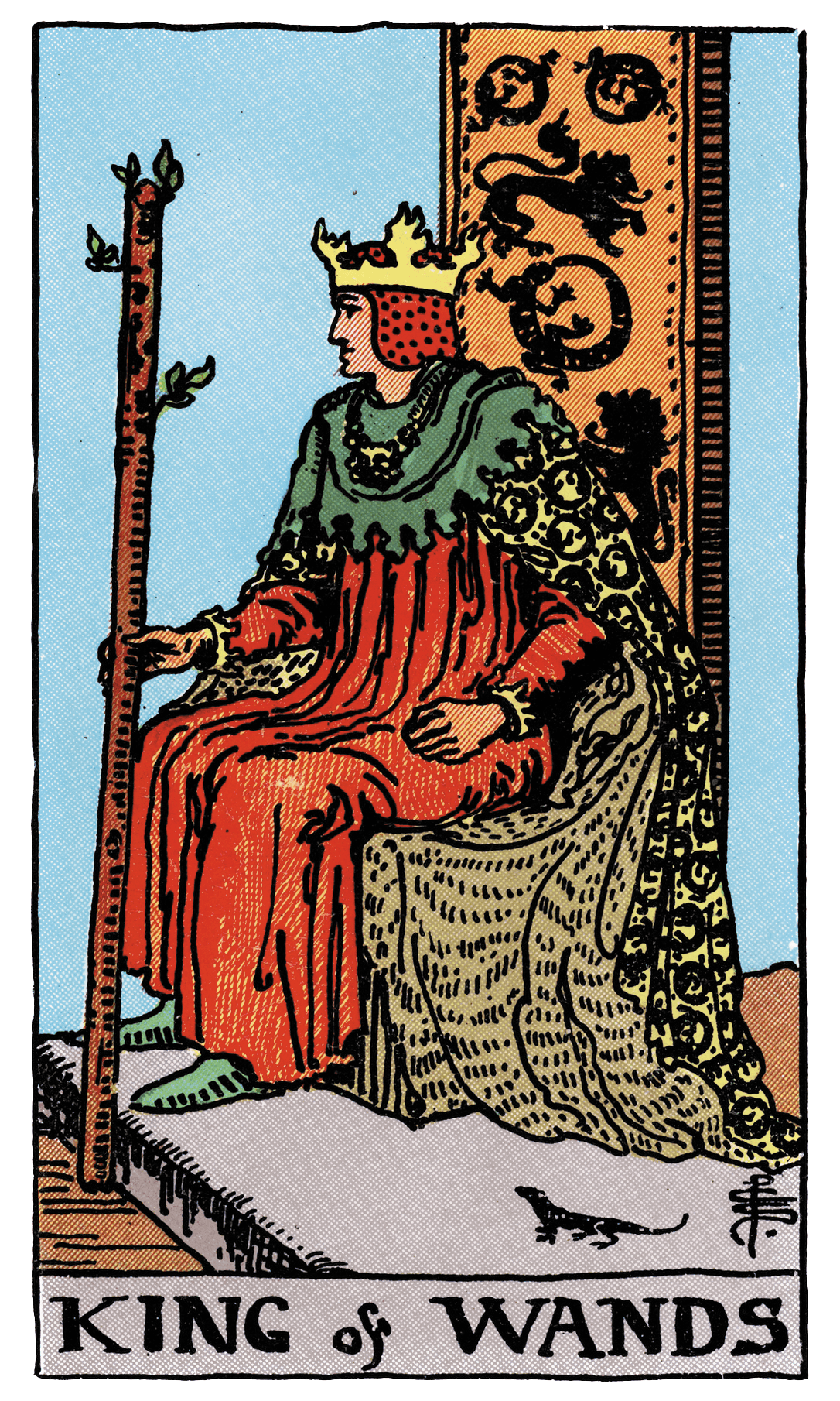 King of Wands tarot card