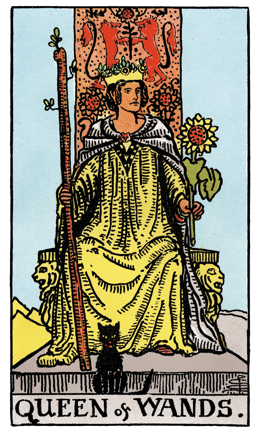 Queen of Wands tarot card